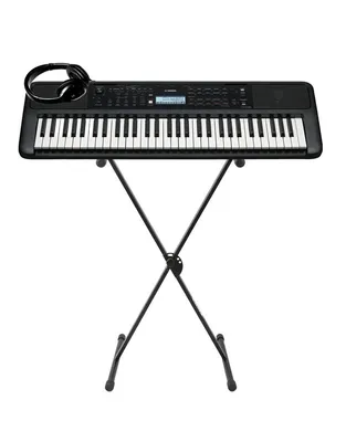 YAMAHA PSR-E383 Αρμόνιο/Keyboard με Βάση και Ακουστικά Premium Βundle II