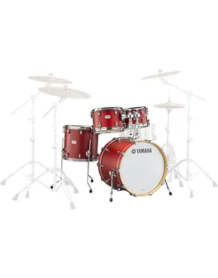 YAMAHA Tour Custom Studio Ακουστικό Drums Set Candy Apple Satin