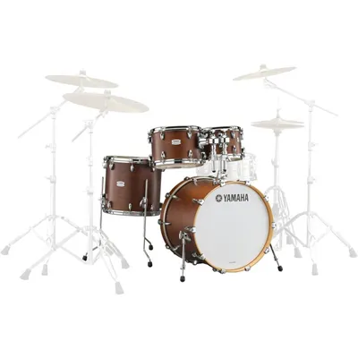 YAMAHA Tour Custom Studio Ακουστικό Drums Set Chocolate Satin