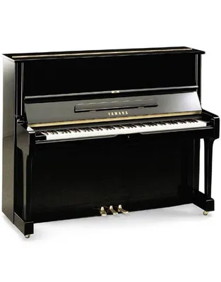 YAMAHA U1 Professional Όρθιο Πιάνο Μαύρο Γυαλιστερό