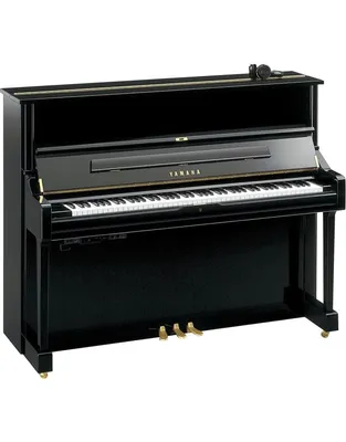 YAMAHA  U1 SH3 PE Silent Όρθιο Πιάνο Μαύρο Γυαλιστερό