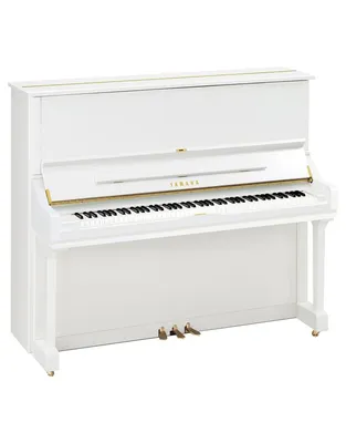 YAMAHA U3 Professional Όρθιο Πιάνο Λευκό Γυαλιστερό
