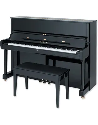 YAMAHA YUS1 Όρθιο Πιάνο Μαύρο Γυαλιστερό