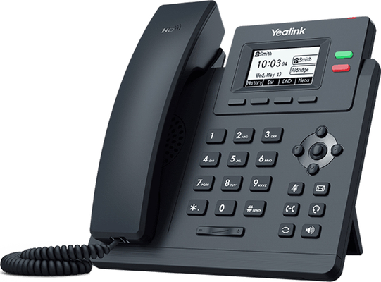Yealink SIP-T31P Ενσύρματο Τηλέφωνο IP 2 γραμμών Γκρι