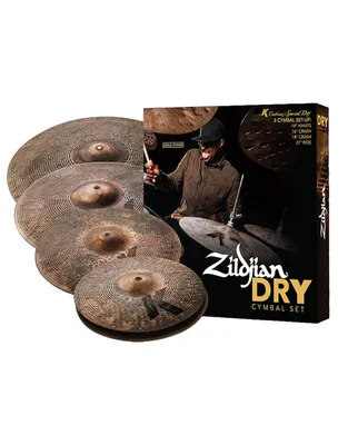 ZILDJIAN K CUSTOM DRY SET (21''R - 18''CR - 16''CR - 14''HH) Πιατίνια